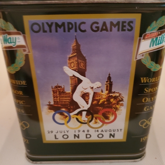 Vintage Mars Milky Way 1992 Olympic Games Collectible Tin Sponsor EMPTY - Picture 4 of 7